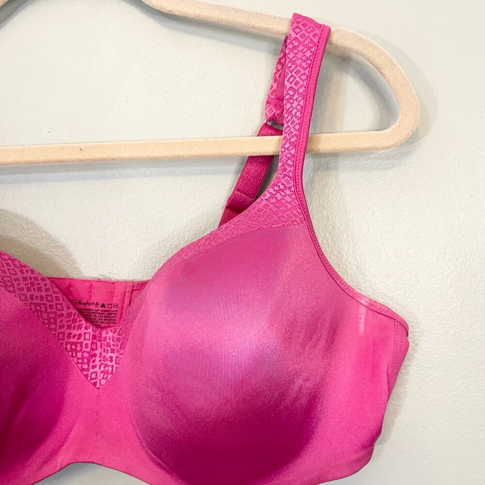 Playtex Women's Pink Stretch Intimates Padded Full Coverage Bra Size 42C - Picture 3 of 9